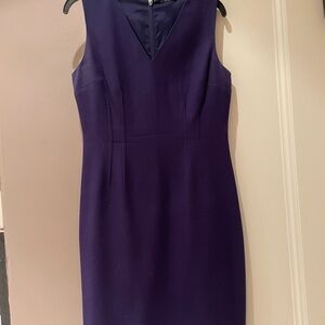 Elegant Purple Sleeveless Dress
